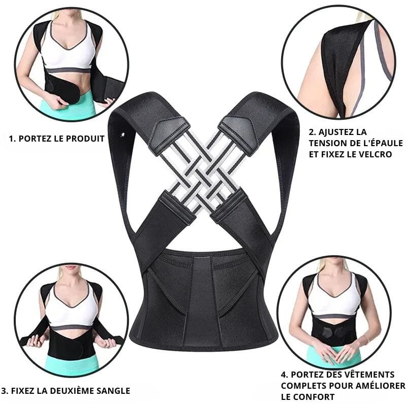 PosturAlign™ - Adjustable Posture Brace for Women and Men