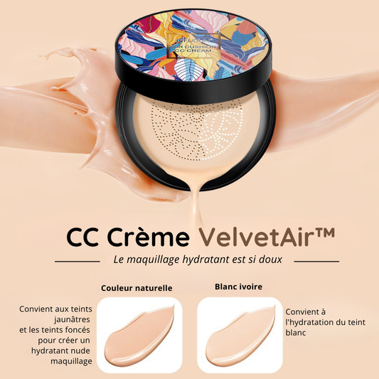 Crème CC Air Cushion avec Tête de Champignon pour une Peau Parfaite et Lumineuse