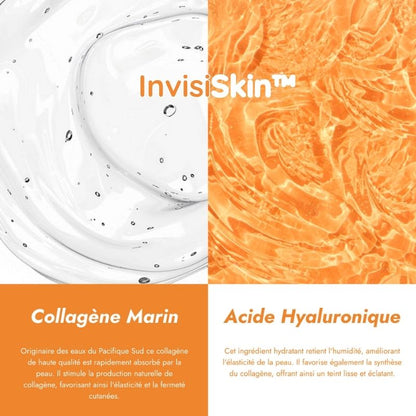 InvisiSkin™ - Masque Coréen au Collagène Invisible (joues et front)