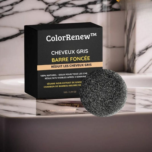 ColorRenew™ -Savon Anti Cheveux Gris ~ Restaure la Couleur Naturelle des Cheveux