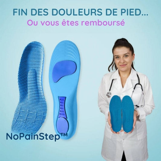 NoPainStep™ - Semelles Orthopédiques Révolutionnaires pour un Soulagement Sans Médicament