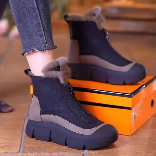 CozyStep™- Bottines de Neige Imperméables, Chaudes et Zippées