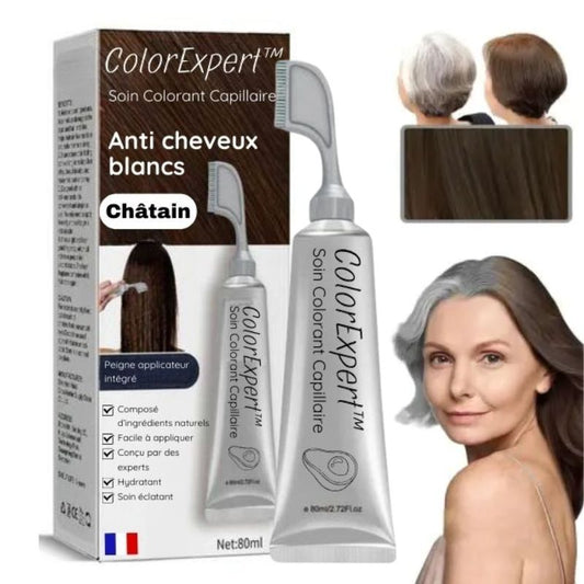 ColorExpert™ - Shampoing Colorant pour Cheveux Grisonnants (80mL)