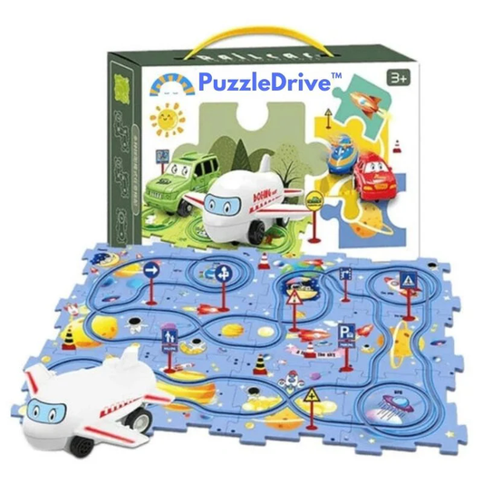 PuzzleDrive™- Ensemble de Jeu de Voiture Puzzle (15 pièces)